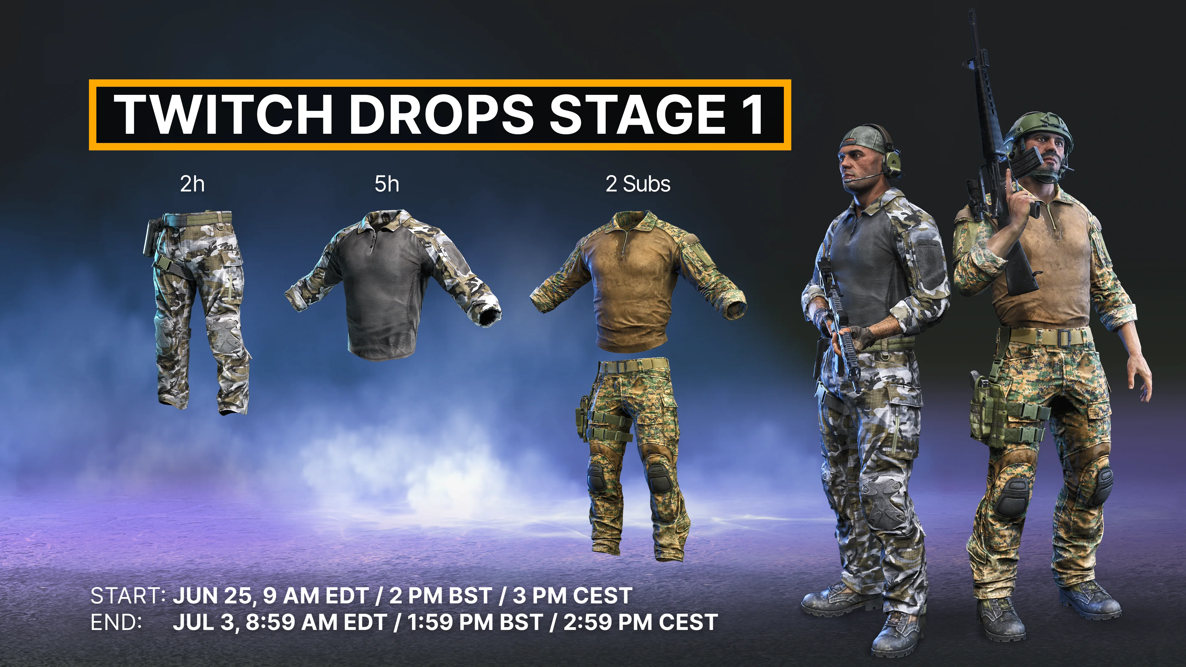 Gray Zone Warfare's Summer Twitch Drops Start Today!