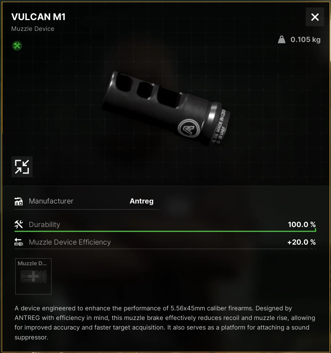 FREE - Comes w/ the Stock Build but needed for the Mark 1 Suppressor