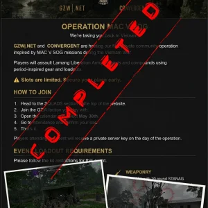 Operation MAC-V SOG: 30 May 2026 | Complete