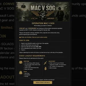 GZWl net & Convergent   MACV SOG Event Cinematic